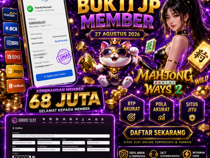 GARASISLOT Bukti Kemenangan Bermain di Mahjong Ways 2